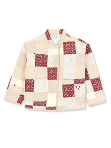 Red Patchwork Jacket