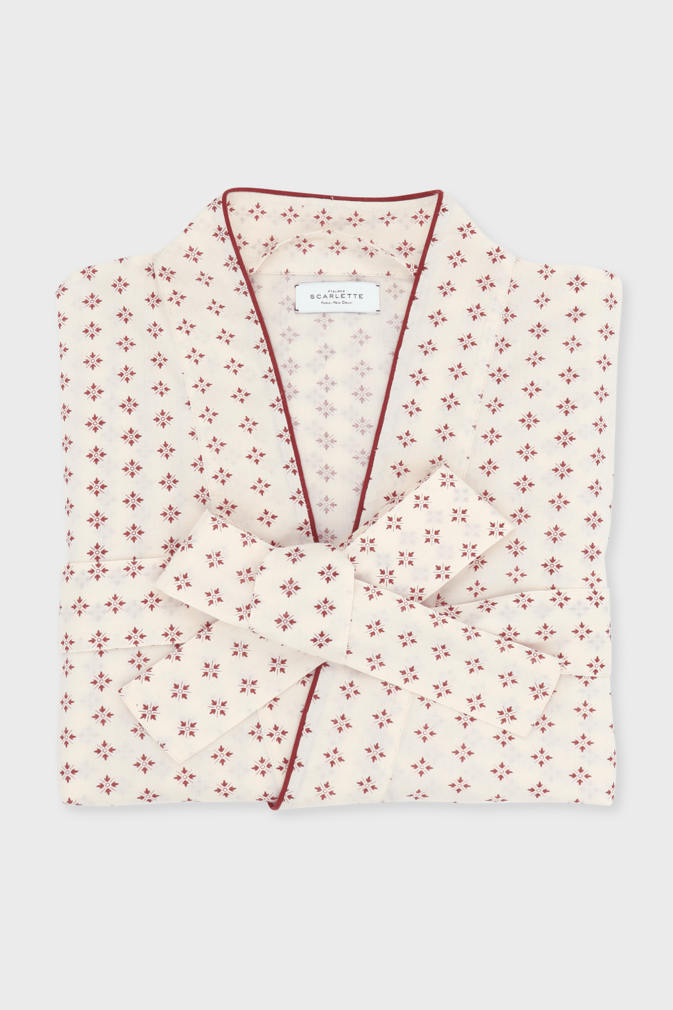 Kimono Chloé Rouge - Scarlette Ateliers