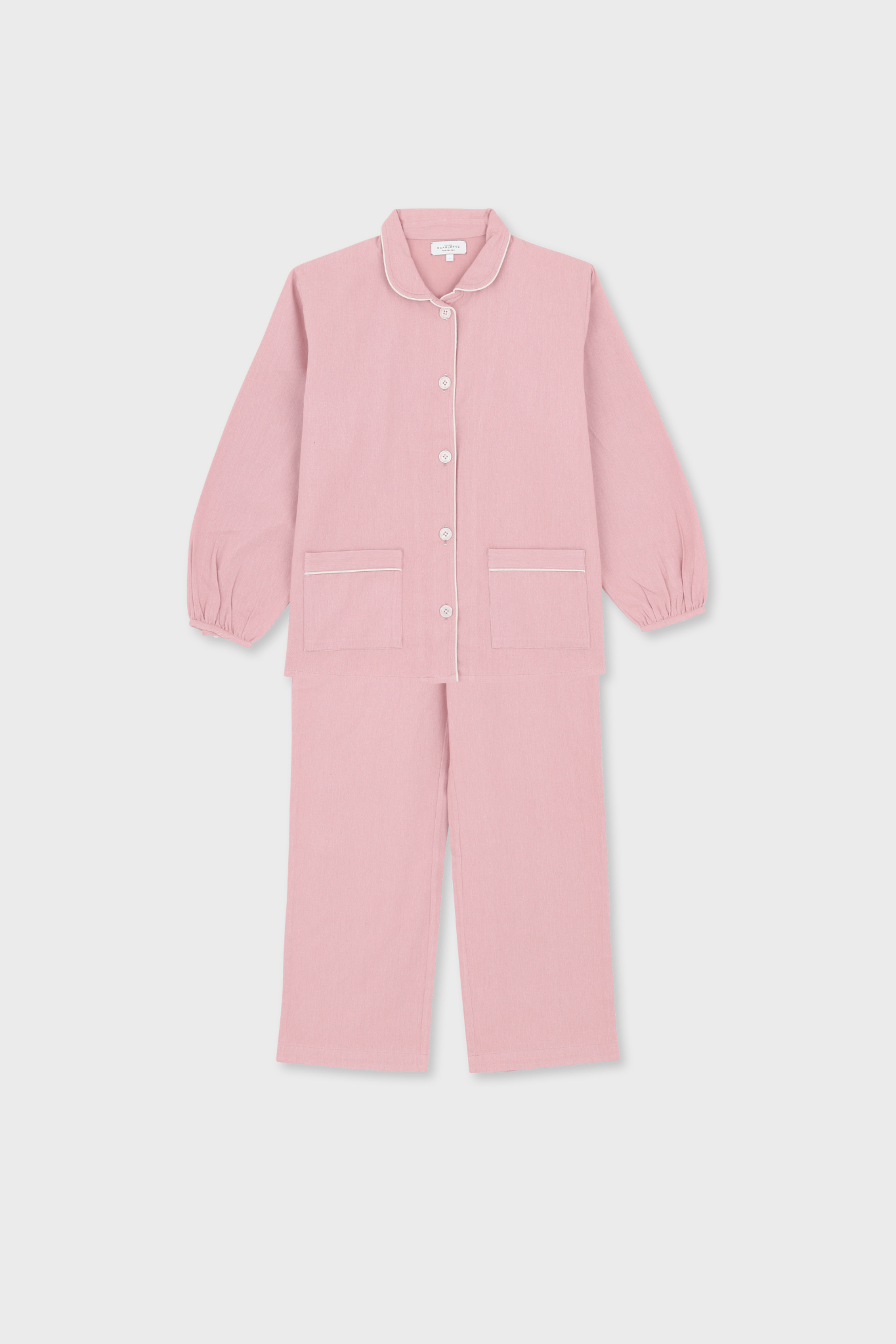 Pyjama Claudine Jasper Rose - Scarlette Ateliers