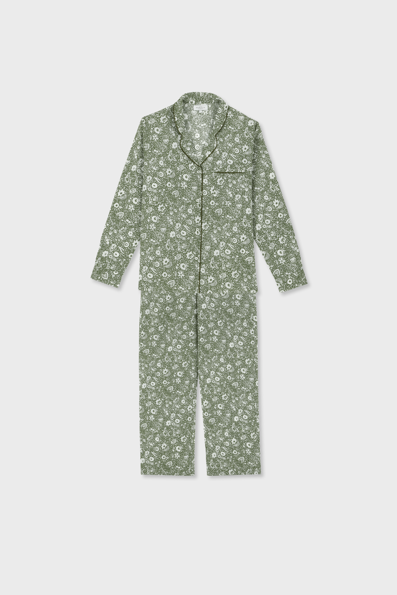 Pyjama Femme Victor Vert - Scarlette Ateliers