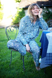 Pajama Victoria Navy Women's - Scarlette Ateliers