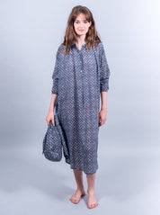 Marge Bleu 3-length nightgown - Scarlette Ateliers