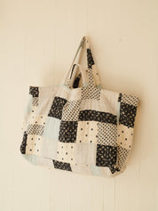 Sac surpiqué Patchwork Bleu - Scarlette Ateliers